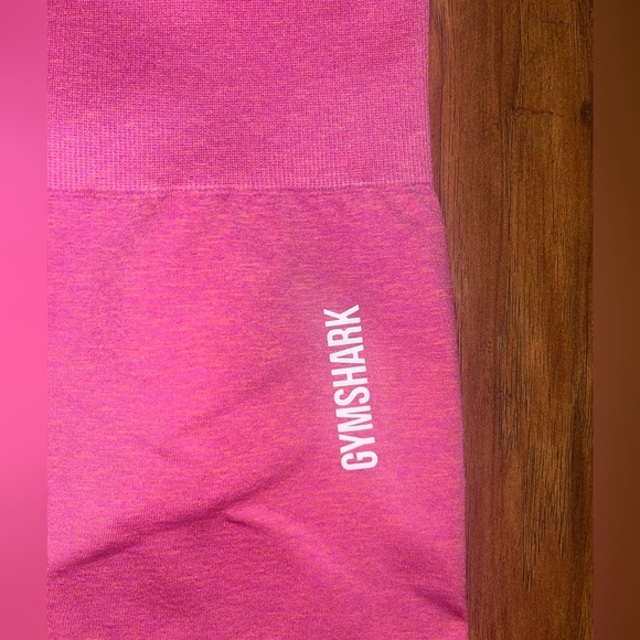 🦈 GYMSHARK Adapt Ombré Seamless Leggings - Pink/Orange - Medium - Picture 5 of 8